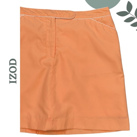 🛍️3/$40 IZOD Performance Skort | Golf & Tennis Wear | Piped Detail Size 8 - Picture 5 of 6